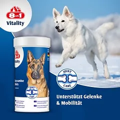 8in1 Vitality gliukozamino tabletės, papildas šunims, 125 - 249 g — 2 nuotrauka