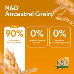N&D Cat Ancestral Grain Adult su vištiena ir granatu, sausas maistas katėms, 5 - 9,9 kg — 2 nuotrauka