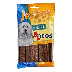 ANTOS Jerkey Strips Beef 20vnt. plokštelės su jautiena (14)