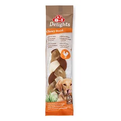 8in1 Delights Chewy Braids skanėstas vidutinių ir didelių veislių šunims, 80 g — 2 nuotrauka