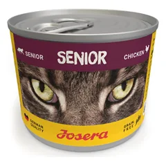 JOSERA Cat Senior drėgnas ėdalas vyresnio amžiaus katėms konservų dėžutė 200g