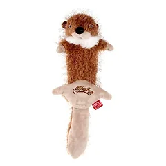 Žaislas šunims GiGwi Plush Friendz Medium Squireel Skin pliušinis voverės kailis