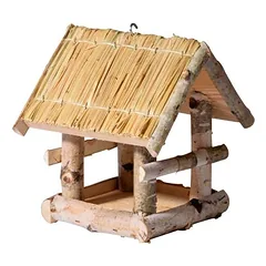 PANTO Vogelhaus Harmonie – für Wildvögel aus Birke - Garten & Balkon
