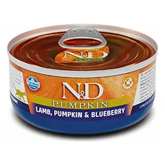 Farmina N&D Cat Pumpkin Adult Lamb, Pumpkin & Blueberry 70 g