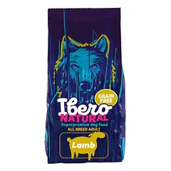 Ibero Natural Lamb All breed – begrūdų, visoms veis­lėms suaugusiems su ėriena 12kg