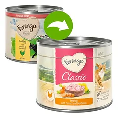 Feringa Classic Meat meniu drėgnas maistas katėms 6 x 200 g — 1 nuotrauka
