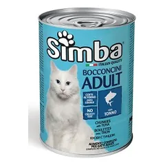 Simba konservuotas pašaras katėms su tunu 415g parduotuvėje akvanamai.lt