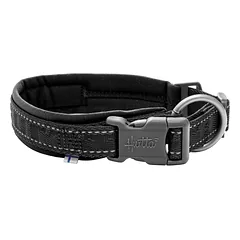 Hurtta Casual Collar Eco Raven - šuns antkaklis, pagamintas iš perdirbtų medžiagų - 20 - 30