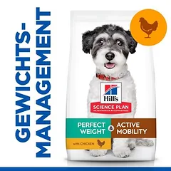 Hill's Science Plan Perfect Weight & Active Mobility Adult Small & Mini su vištiena, sausas maistas šunims — 2 nuotrauka