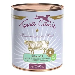 Terra Canis Senior begrūdis drėgnas maistas šunims 6 x 800 g