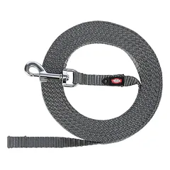 TRIXIE Tracking pavadys, lengvas, XS-S 15 m/10 mm, grafito