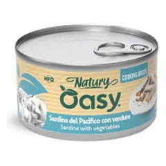 Oasy Natury Cooking Broth konservai su sardinėmis ir daržovėmis katėms
