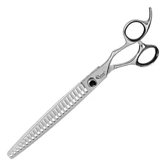 Groom Professional Artisan Chomper Convex Blender žirklės - vienpusės retinimo žirklės su išgaubtais ašmenimis, prizmatiškai šlifuoti kiekvienas dantis, 26 dantys