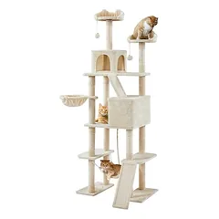 Katzenkratzbaum 209 cm deckenhoch, XXL groß Katzenbaum