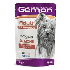 Gemon Dog All Breeds Adult Chunkies with Salmon 100 g nuotrauka