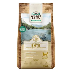 WILDES LAND duck&potatos sausas begrūdis pašaras suaugusiems šunims su antiena ir bulvėmis, 12 kg