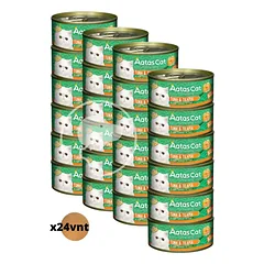 Aatas Cat Tantalizing Tuna&Tilapia konservai katėms su tunu ir tilapia, rinkinys 24 vnt. — 2 nuotrauka