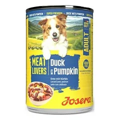 Josera Dog Adult Meat Lovers su antiena ir moliūgais, drėgnas maistas šunims 400 g