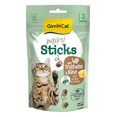 GimCat Mini Sticks with Turkey & Cheese 50 g