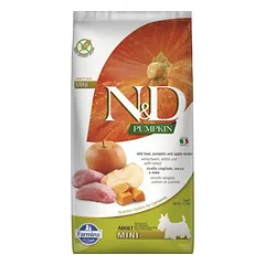 FARMINA N&D PUMPKIN - Wild Boar&Apple ADULT MINI sausas maistas šunims