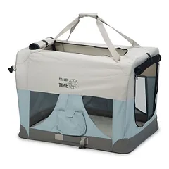 Beeztees transportavimo dėžė šunims Travel Time iš nailono, Matmenys: 60 x 42 x 42 cm — 4 nuotrauka