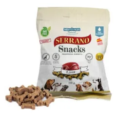 Mediterranean Natural Serrano Snacks skanėstai su kepenimis šunims