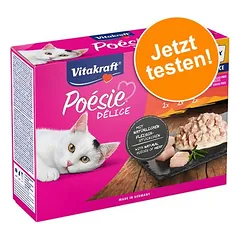 Vitakraft Poésie DéliSauce Mixpaket Pouch 6 x 85 g 