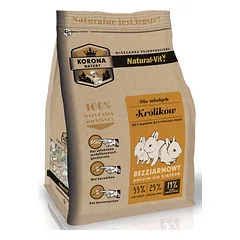 KORONA NATURY Natural-Vit maistas triušiams Junior 750g