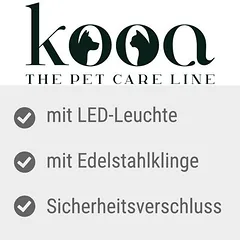 kooa Krallenschere mit LED, kooa Krallenschere mit LED L 13 x B 5 x H 2 cm — 2 nuotrauka
