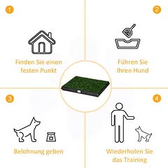 Šuniuko tualetas 63 × 51 cm — 5 nuotrauka