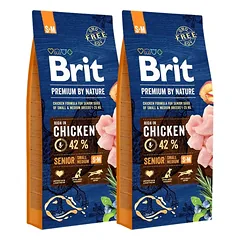 BRIT Premium By Nature Senior Small Medium S+M 30 kg (2 x 15 kg)