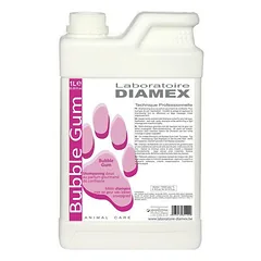 Diamex Bubble Gum - šampūnas visų tipų kailiui, su kramtomosios gumos kvapu, koncentratas 1:8, 200ml — 3 nuotrauka