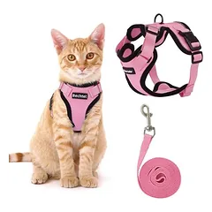 Set aus Katzengeschirr und Leine – XS