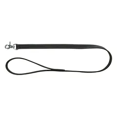 TRIXIE Rustic rieb. odos pavadys Heartbeat, M-L 1m/20mm, juodas