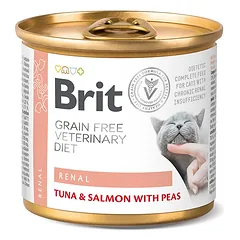 Brit GF Veterinary Diets konservai katėms Renal 200 g photo