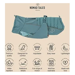 Nomad Tales Spirit softshell paltas šunims Pacific, Vidutiniams 11–25 kg — 3 nuotrauka