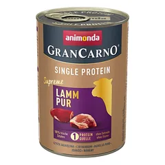 ANIMONDA GranCarno Single Protein Supreme Adult Dog Lamb 400g x18