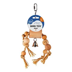 Duvo+ Spielzeug mit Sisalseil & Holzperlen beige