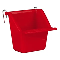 Trixie Dubenėlis: Pakabinamas dubenėlis su vieliniu laikikliu, plastikas 80ml/6cm