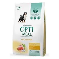 OPTIMEAL™ Visavertis pašaras didelių veislių suaugusiems šunims su vištiena, 4 kg