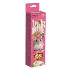 Little One Sticks for hamsters, rats, mice and gerbils with puffed rice & nuts 2х55g in box