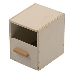 Duvo+ Brutkasten Holz für Finken 1/3 offen