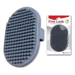 TOMMI Fine Look Oval Hand guminis šepetys kailiui, 13x9 cm nuotrauka