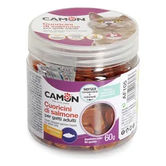 Camon Lašišos Širdelės skanėstas katėms, 60 g
