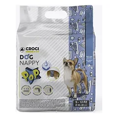 CROCI Dog Nappy sauskelnės patinėliams S 30-40cm