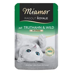 MIAMOR RAGOUT ROYALE Kalakutiena ir elniena padaže 6x100 g