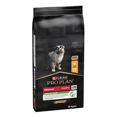 Purina Pro Plan Medium Puppy Sausas pašaras vidutinių veislių šuniukams, su vištiena, 12 kg