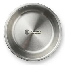 Gyvūnų augintinių dubenėlis, nerūdijantysis plienas, 760 ml, 14 cm — 2 nuotrauka