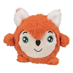 Trixie Fox Round Plush pliušinis žaislas šuniui su pypsiuku, 11 cm