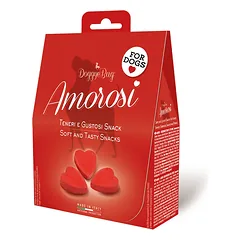 DoggyeBag minkšti širdelės formos sausainiai, skanėstas šunims, 90 g